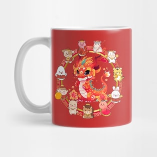 Chinese Lunar New Year Dragon 5 Mug